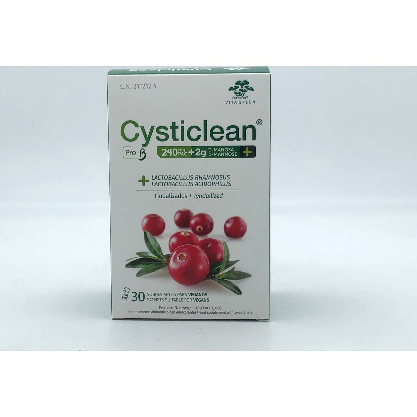 Cysticlean Pro-B D-Manosa 30 sobres