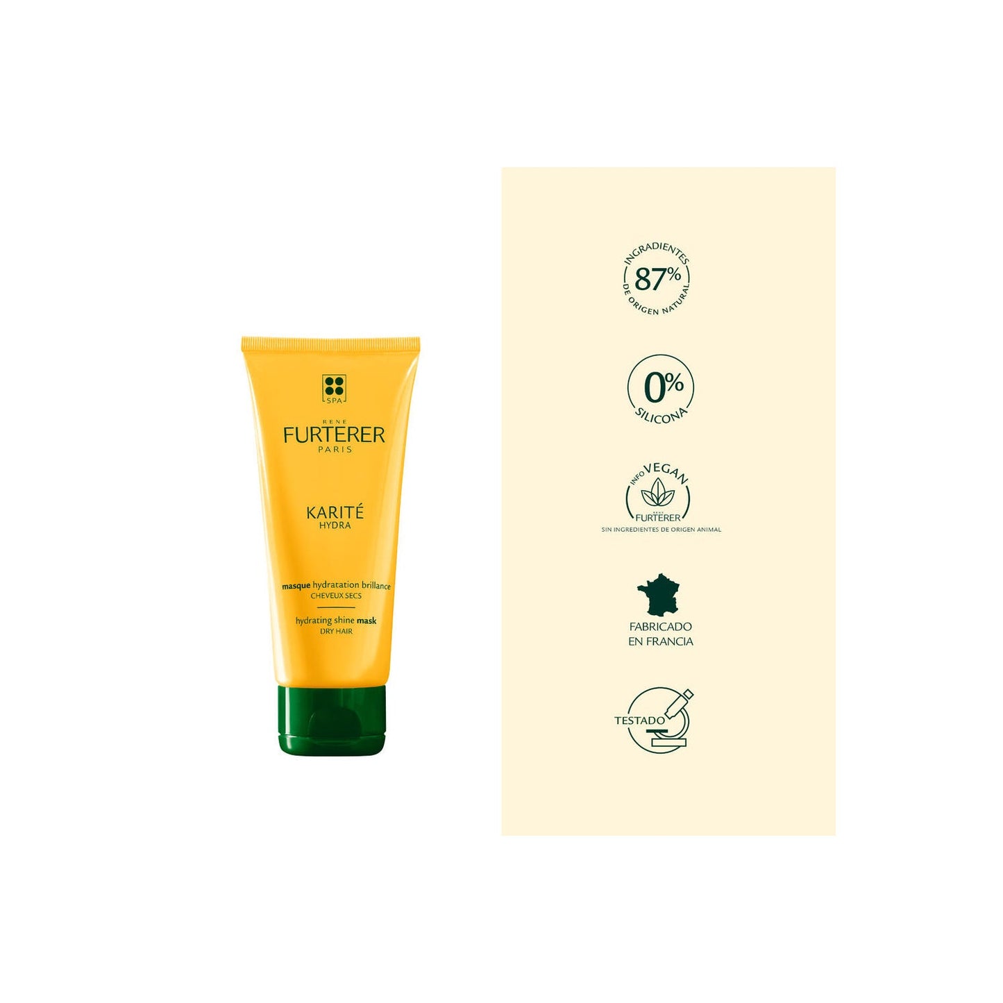 René Furterer Karité Hydra Mascarilla Hidratación Brillo 100ml