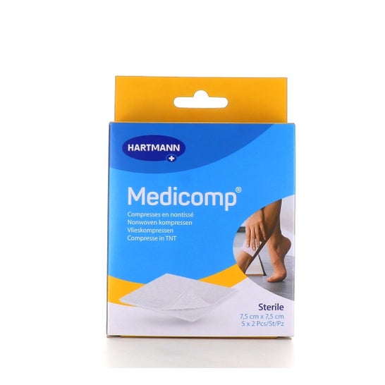 Medicomp Compresa 7,5x7,5 2x5 uds