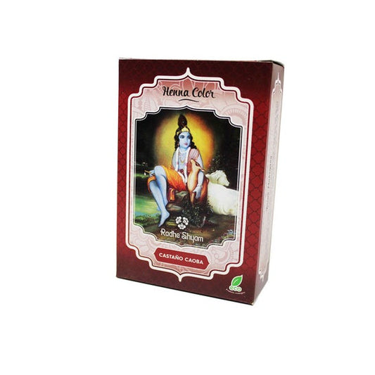 Radhe Shyam Henna Castaño Caoba Polvo