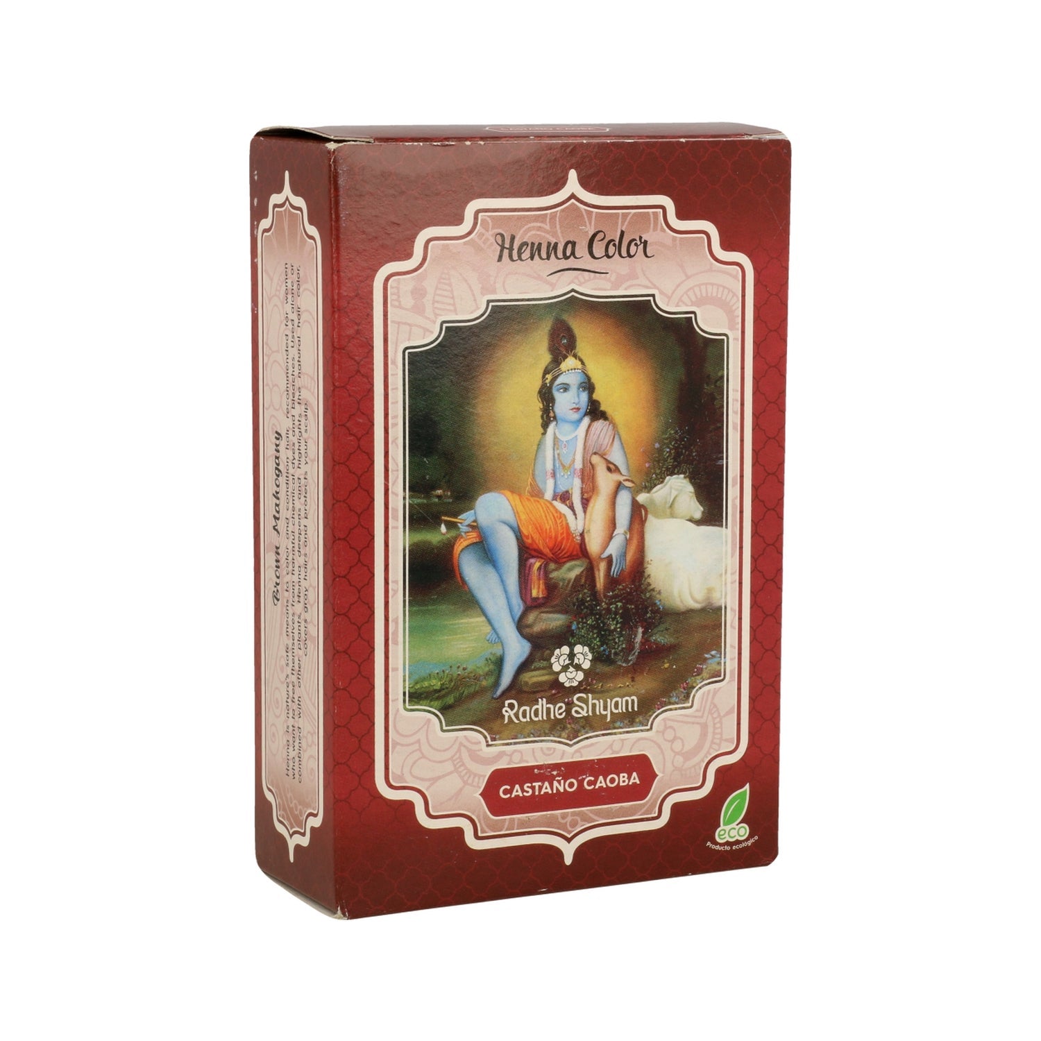 Radhe Shyam Henna Castaño Caoba Polvo