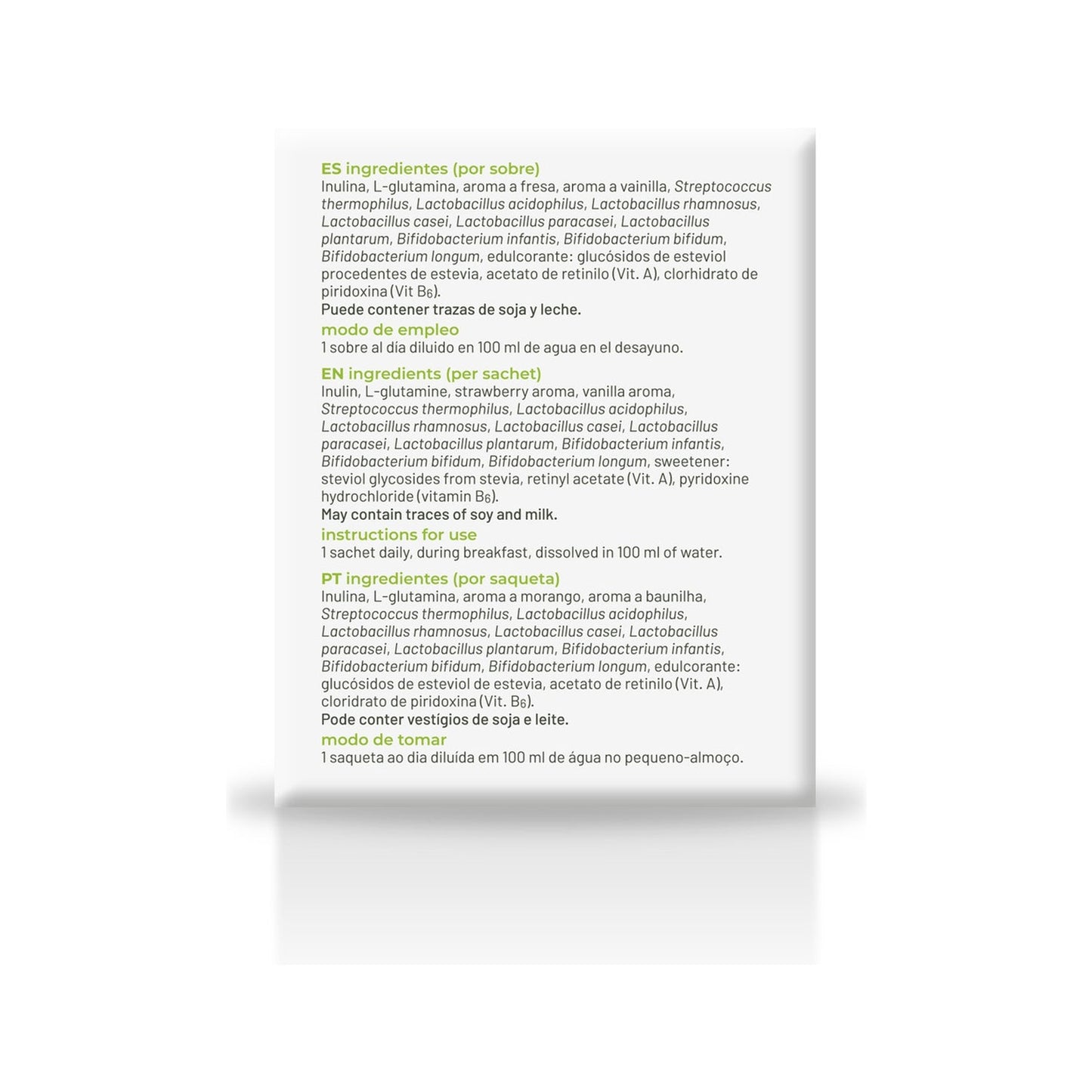 Soria Natural Intesreg Plus 14sobres