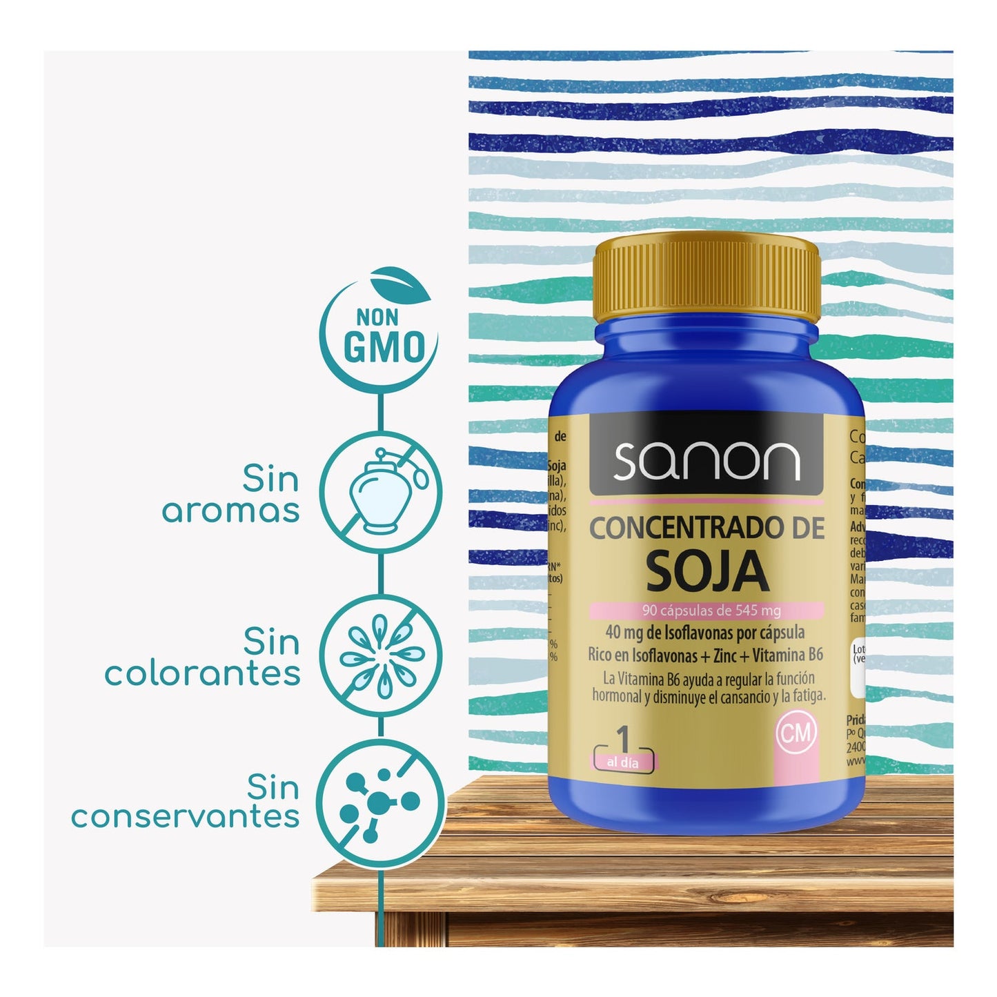 Sanon Concentrado de Soja 90caps