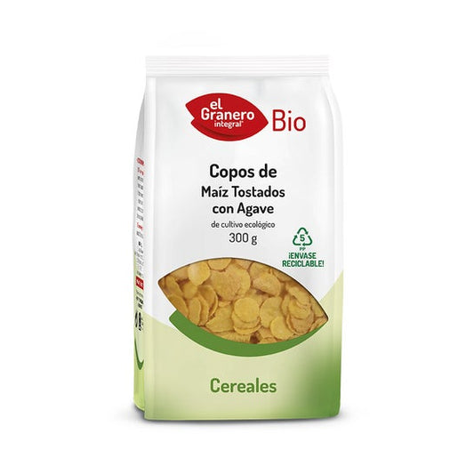 El granero Integral Copos Maiz Tostado C/Agave Bio 300 g