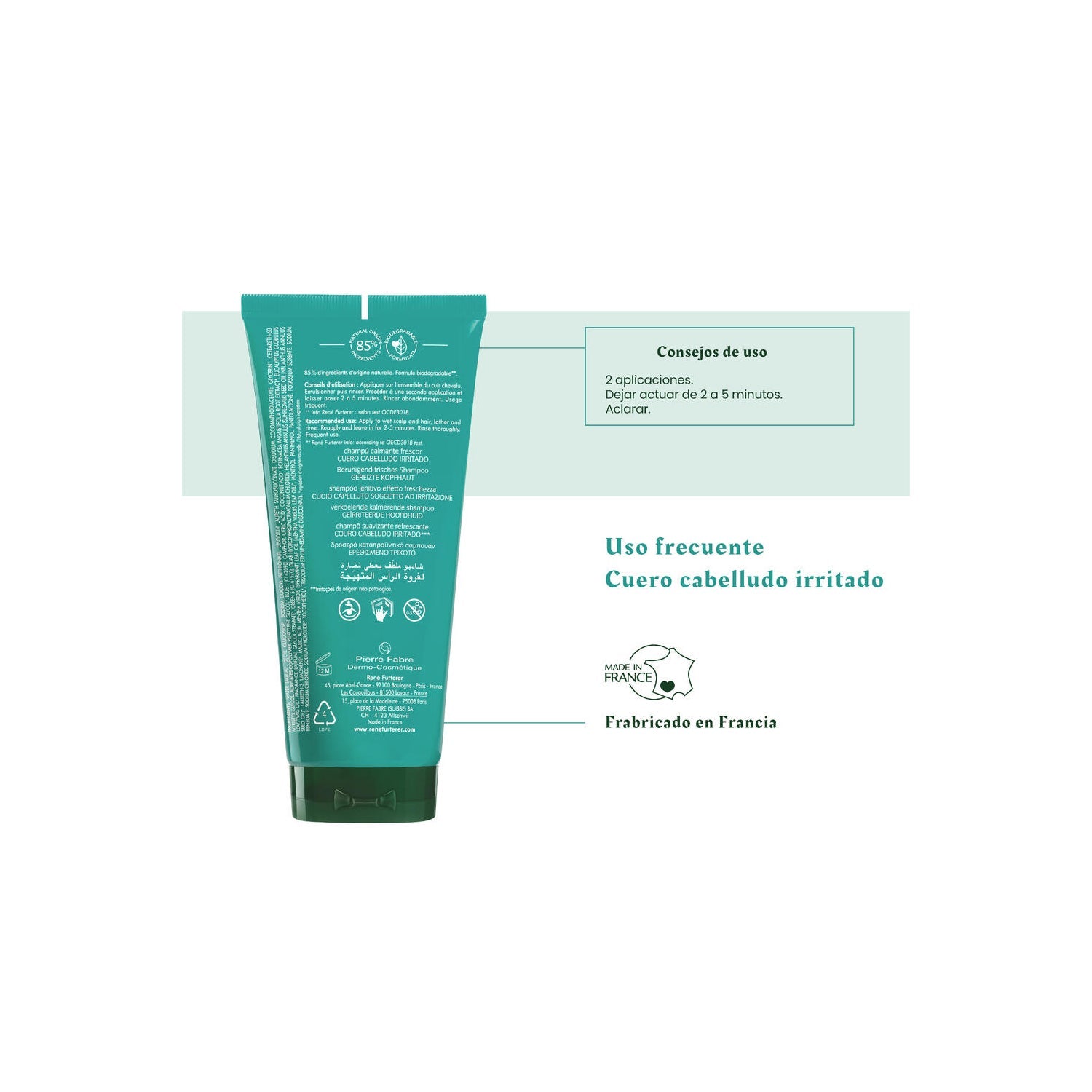 René Furterer Astera Fresh Champú Calmante Frescor 200ml