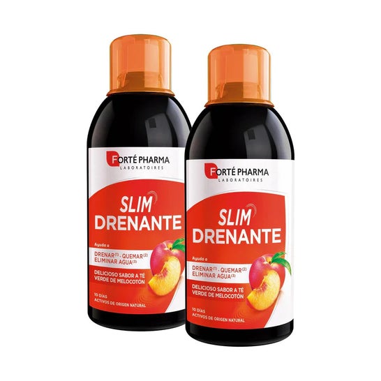 Forté Pharma Turboslim Drenante Melocotón 2x500ml
