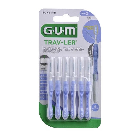 GUM Trav-Ler Cepillo Interdental 0.6mm 6uds