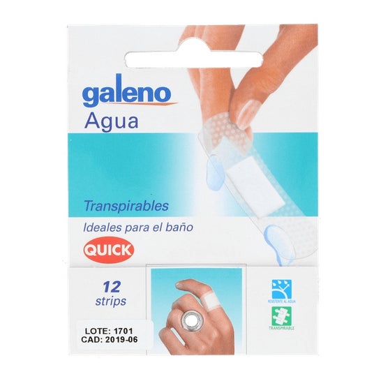 Galeno Tiras Plast 12 U Color Transparente