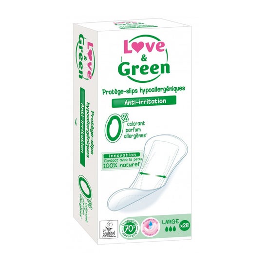 Love & Green Protector Diario Grande 28uds