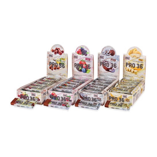 Best Protein Pro 36 Frutos Del Bosque Barritas 24 X35 g
