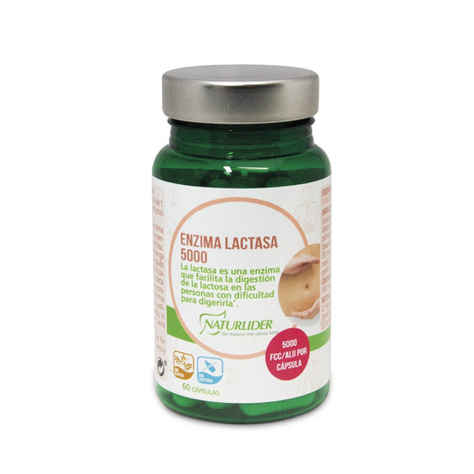 Naturlider Enzima Lactasa 5000 Fcc 60 Cap