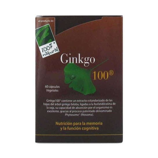 100% Natural Ginkgo 60cáps