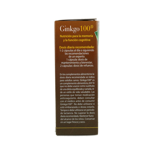 100% Natural Ginkgo 60cáps