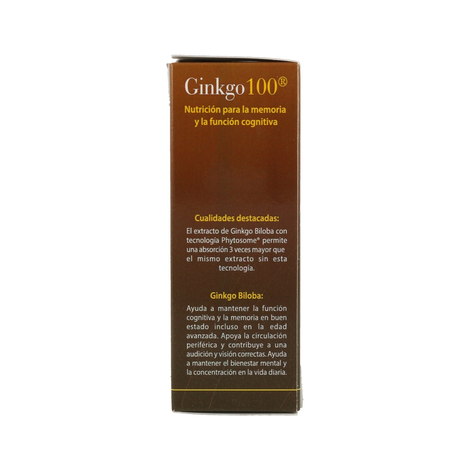 100% Natural Ginkgo 60cáps