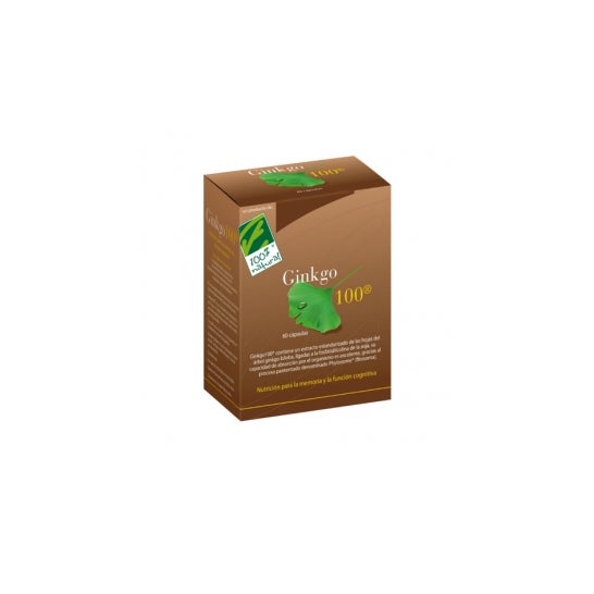 100% Natural Ginkgo 60cáps
