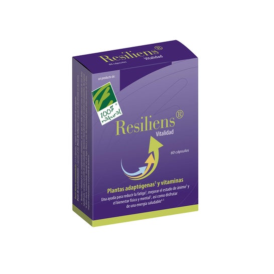 100% Natural Resiliens Vitalidad 60 cápsulas
