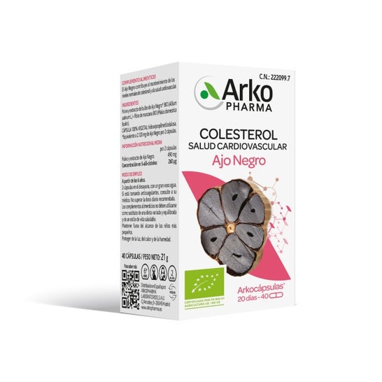 Arkopharma Arkocápsulas Ajo Negro Bio 40caps
