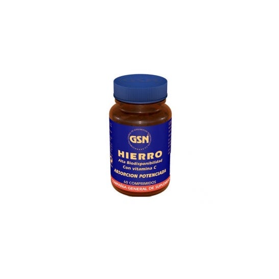 Gsn Hierro Vitamina C 60comp