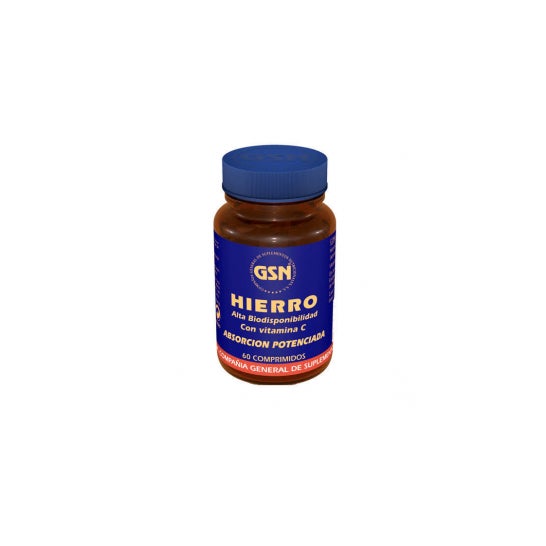 Gsn Hierro Vitamina C 60comp