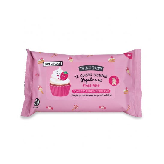 The Fruit Company Toallitas Hidroalcoholicas Fresa 15uds
