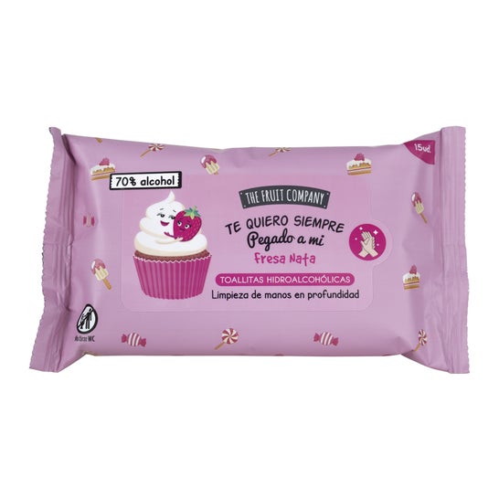 The Fruit Company Toallitas Hidroalcoholicas Fresa 15uds