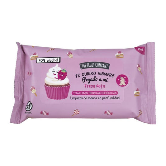 The Fruit Company Toallitas Hidroalcoholicas Fresa 15uds