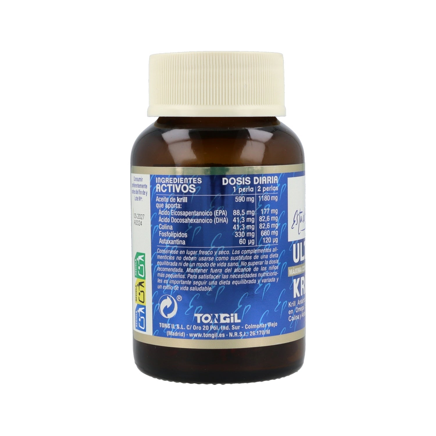Tongil Estado Puro Ultra Krill 60 perlas