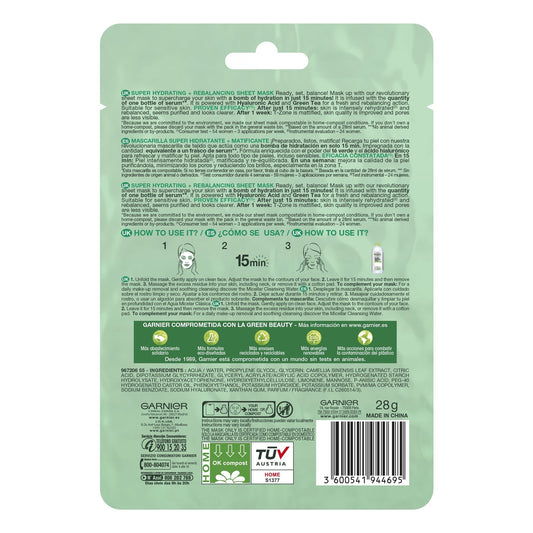 Garnier Skin Active Mascarilla Hydra Bomb 1ud