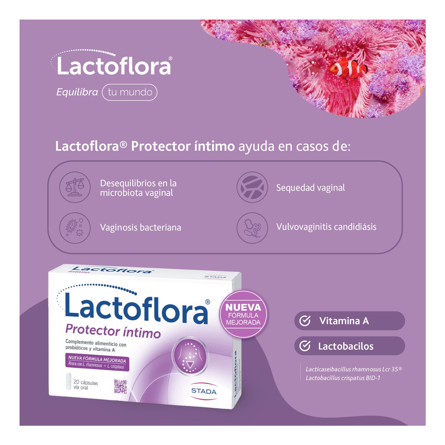 Lactoflora Protector Íntimo 20caps