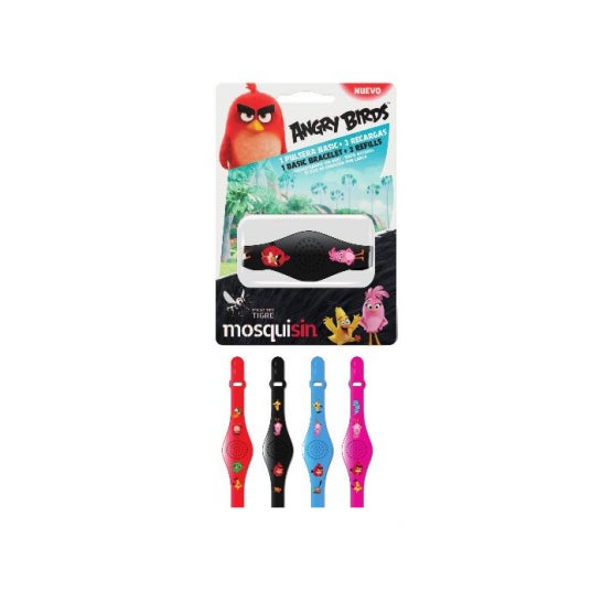 Mosquisin Pulsera Antimosquitos Angry Bird 1 ud