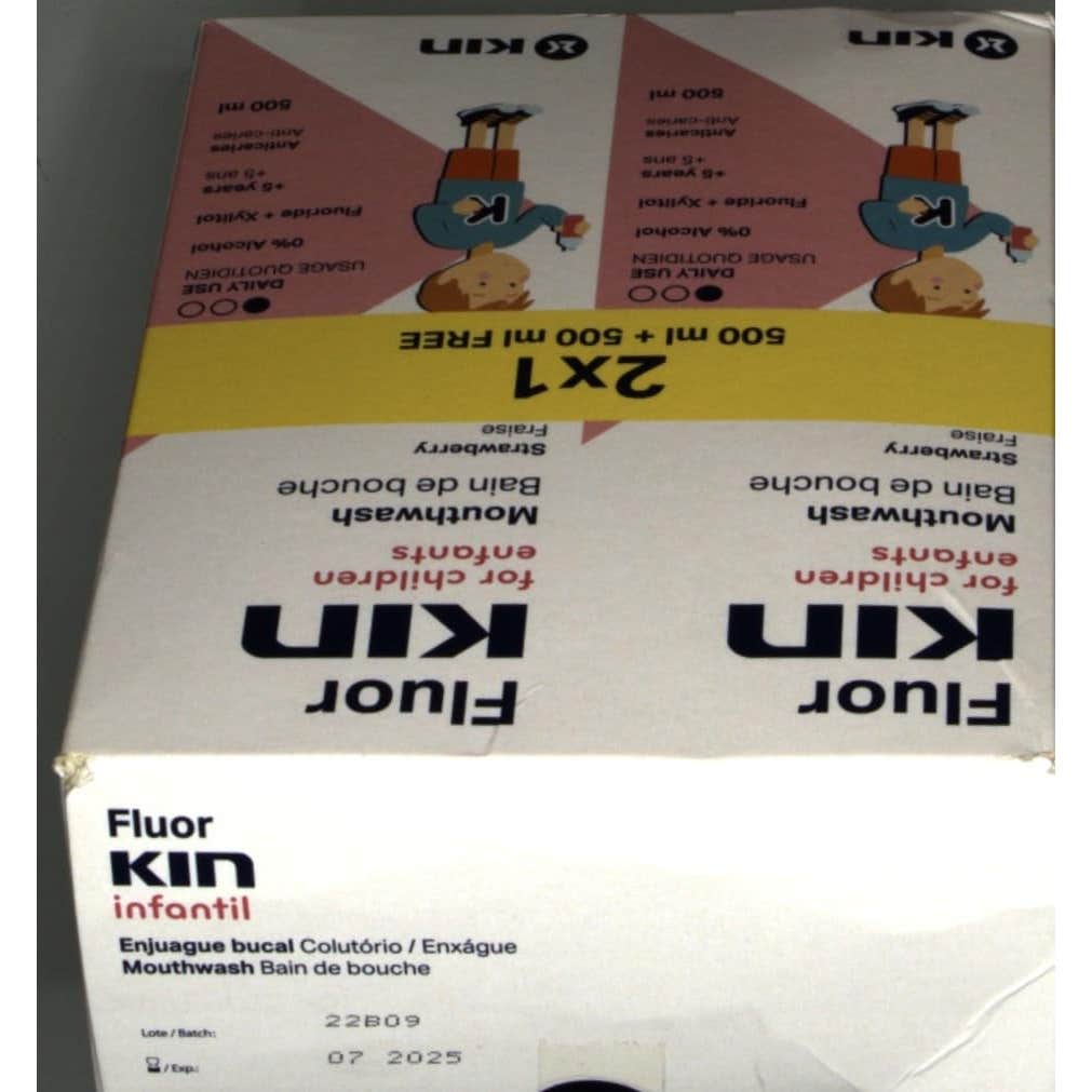 Kin Fluor Infantil Enjuage 500ml 2x1