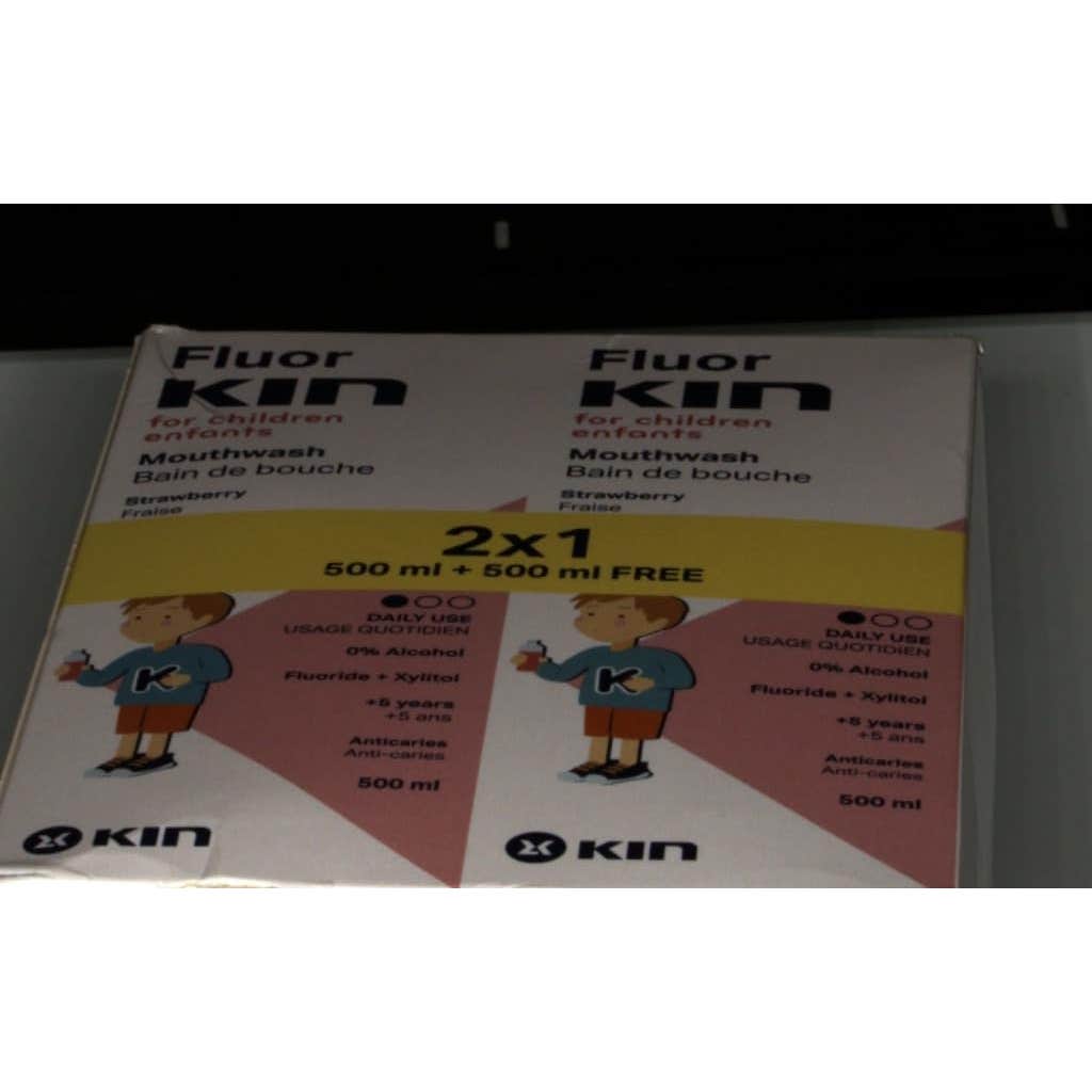 Kin Fluor Infantil Enjuage 500ml 2x1