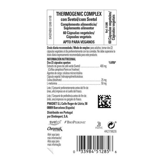 Solgar Thermogenic Complex con Svetol 60vcaps
