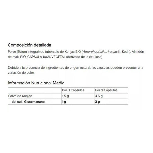 Arkopharma Arkocápsulas Konjac BIO 80caps