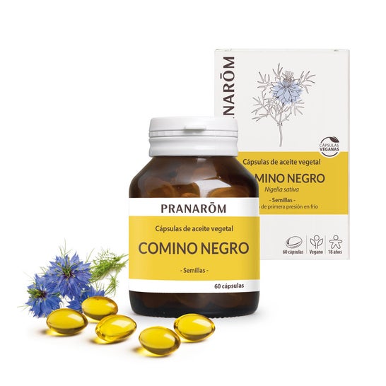 Pranarôm Cápsulas de Aceite Vegetal Comino Negro 60caps