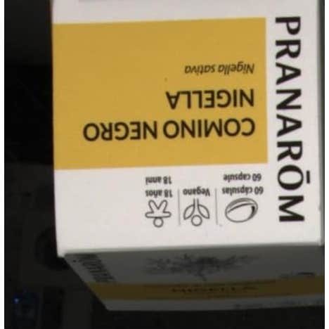 Pranarôm Cápsulas de Aceite Vegetal Comino Negro 60caps