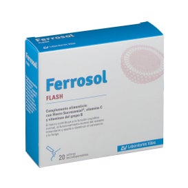 Ferrosol Flash Sobres Bucodispersables 20 Sobres