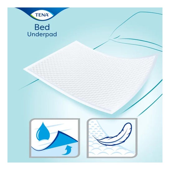 Tena Bed Plus protector de cama 60x90cm 35uds