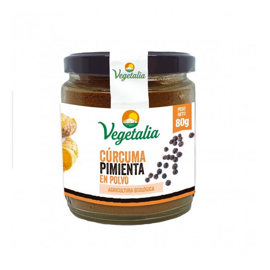 Vegetalia Cúrcuma Y Pimienta Negra Bio 80 g