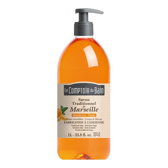 Le Comptoir du Bain Jabón Marsella Mandarina Salvia 1000 ml