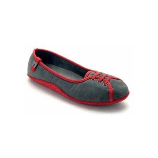 Scholl Hakari Microfibre W Gris Rojo Talla 40 1 Par