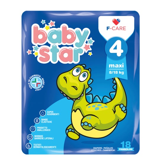 Farvima BabyStar Pañales Maxi 8/18kg 18uds