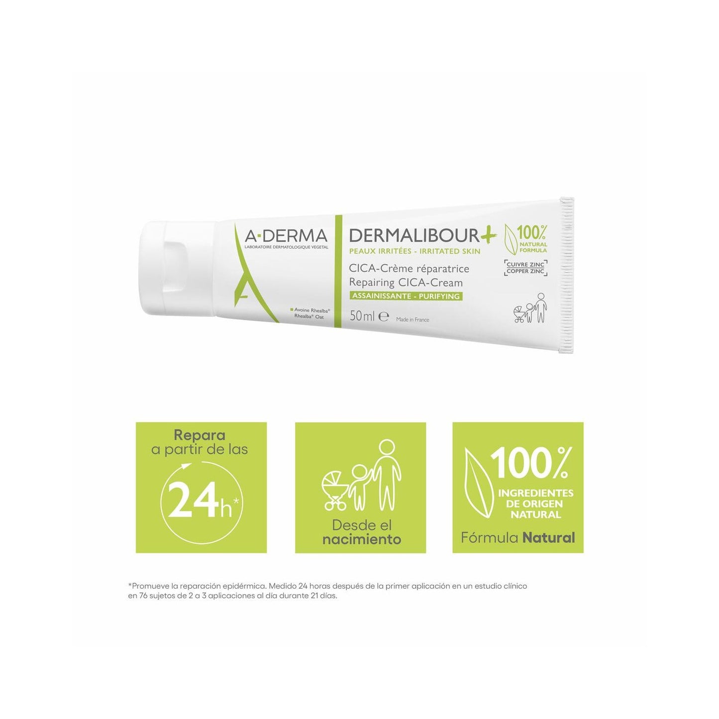 A-Derma Dermalibour+ CICA Crema Reparadora 50ml