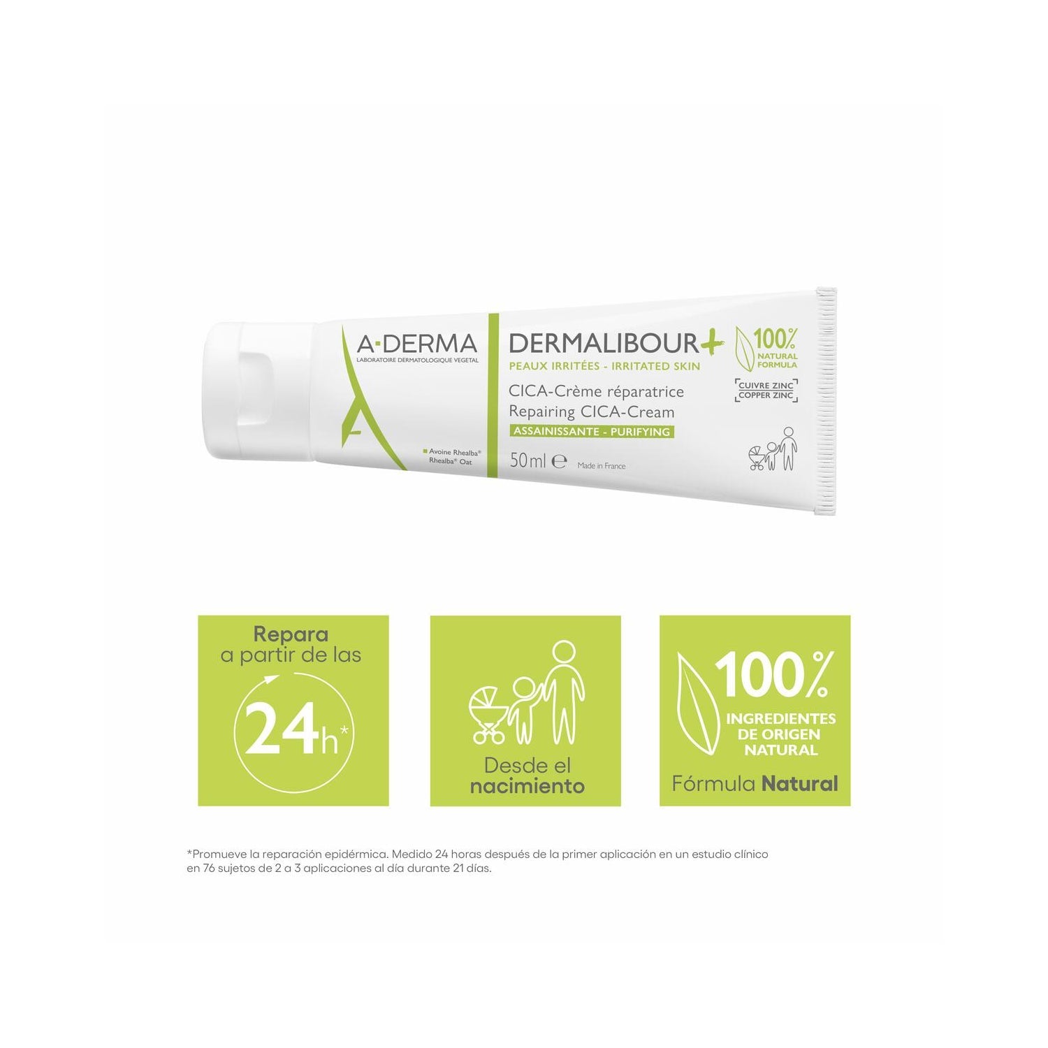A-Derma Dermalibour+ CICA Crema Reparadora 50ml