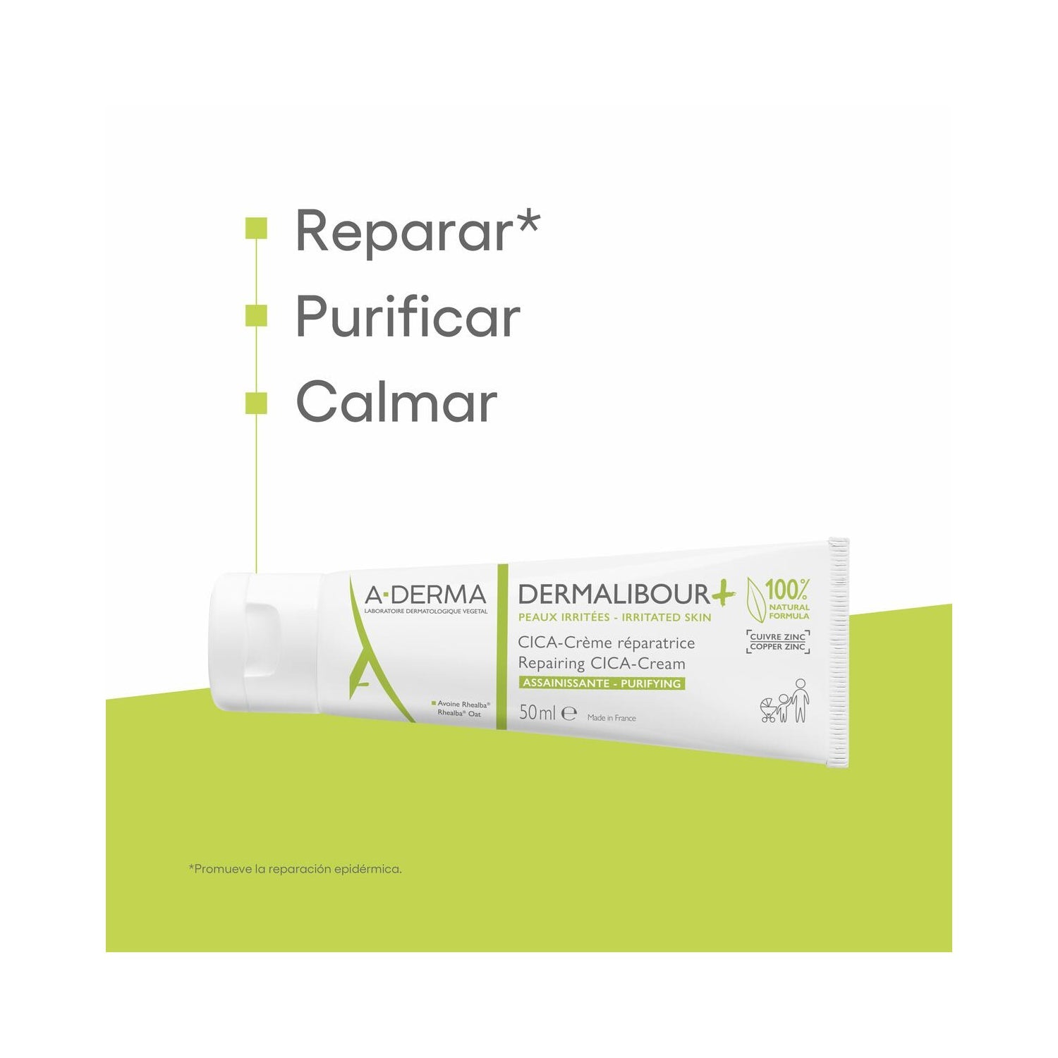 A-Derma Dermalibour+ CICA Crema Reparadora 50ml