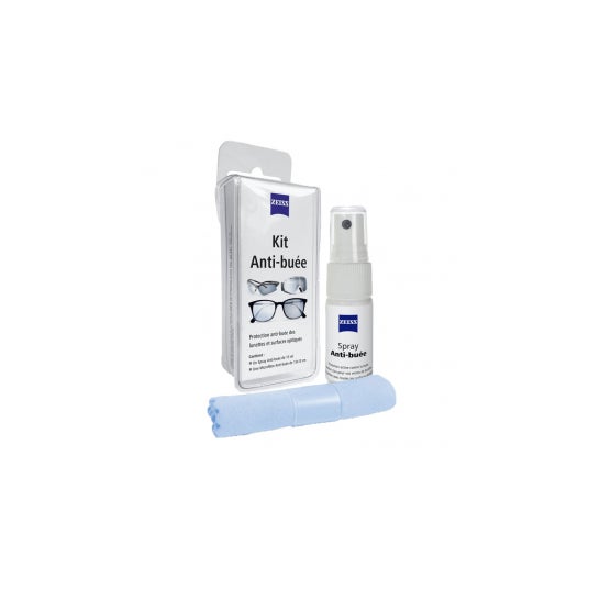 Zeiss Kit Anti-Buée Tissu Microfibre + Spray 15ml