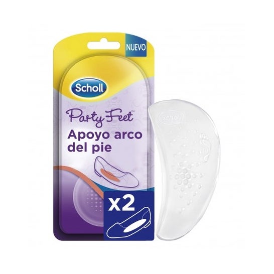 Scholl GelActiv Party Feet Almohadillas para el Apoyo del Arco del Pie 2uds