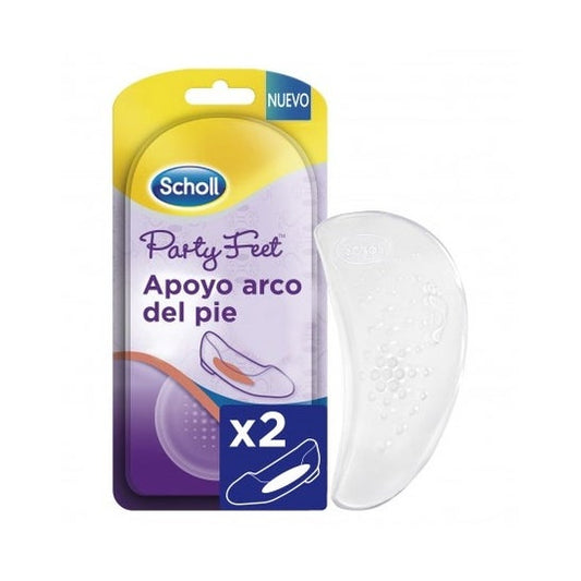 Scholl GelActiv Party Feet Almohadillas para el Apoyo del Arco del Pie 2uds