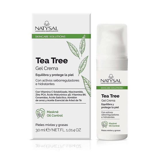 Natysal Gel Crema Facial Árbol de Té 30ml