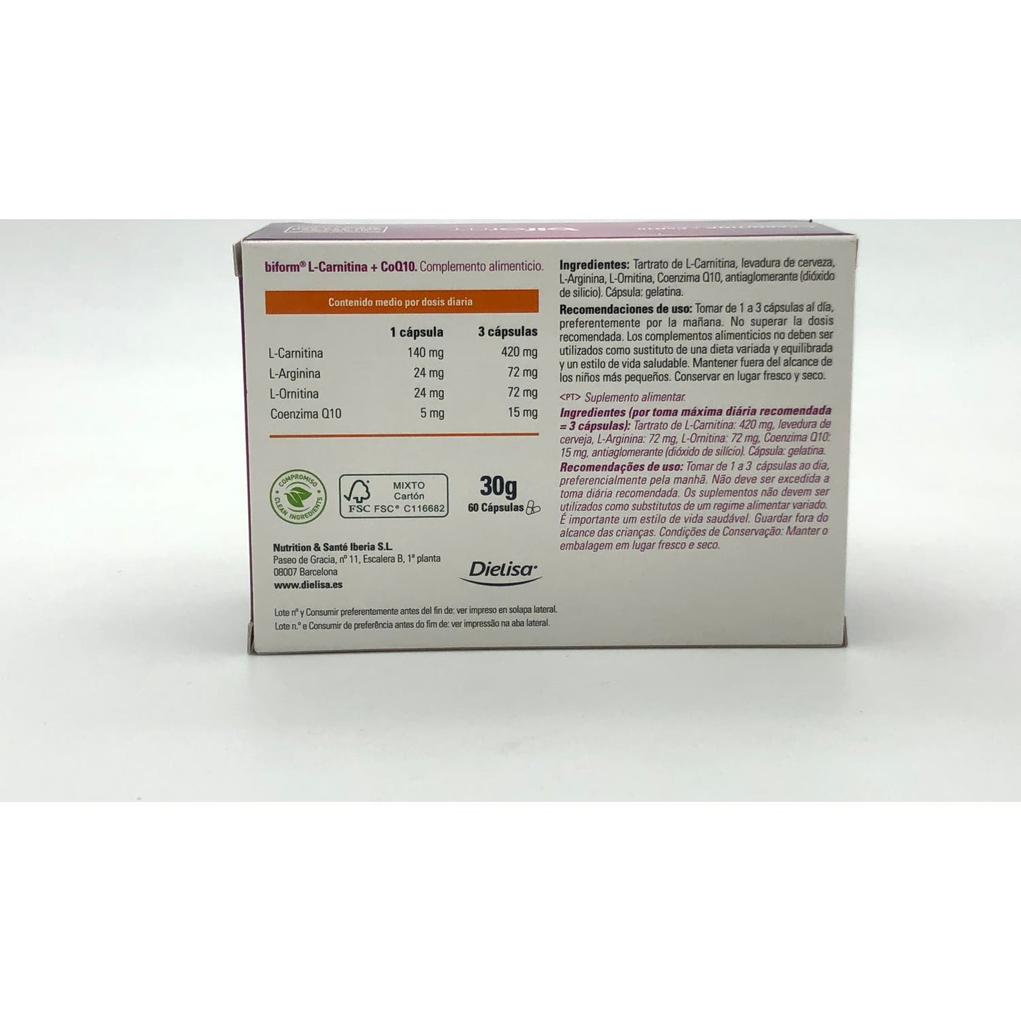 Biform L-Carnitina + Q10 60caps